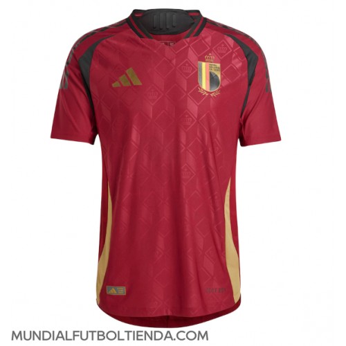 Camiseta Bélgica Primera Equipación Replica Eurocopa 2024 mangas cortas